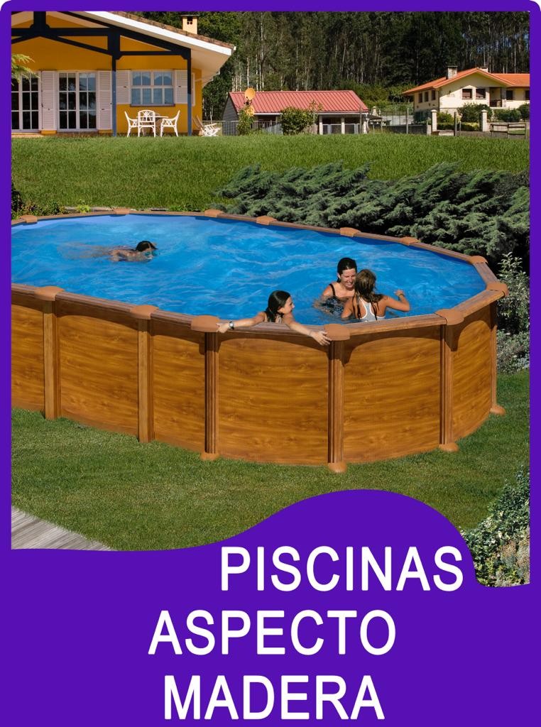 Piscinas aspecto madera