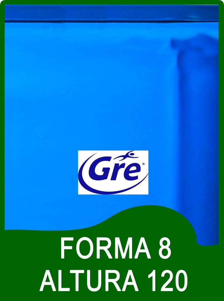 Liners forma de 8 altura 120