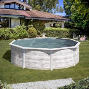 Piscina Gre circular Aspecto Nordic serie Finlandia altura 120
